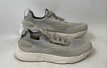 Load image into Gallery viewer, Zara Mens Gray Lace-Up Low Top Sock-Style Collar Round Toe Sneakers Shoes Size 8
