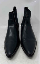 Load image into Gallery viewer, Asos Mens Black Faux Leather Pointed Toe Pull-On Ankle Chelsea Boots Size 11
