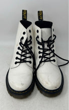 Load image into Gallery viewer, Dr. Martens Womens Luana White Round Toe Lace-Up Combat Boots Size 8
