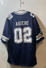 Load image into Gallery viewer, Nike Mens Blue Dallas Cowboys #02 Aguero Short Sleeve V-Neck NFL Jersey Size XL
