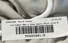 Load image into Gallery viewer, Lululemon Mens Gray Long Sleeve Hooded Activewear T-Shirt Size Medium
