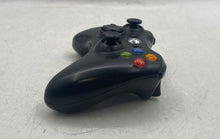Load image into Gallery viewer, Microsoft Xbox 360 Black Wireless Video Game Controller Model 1403 Untested
