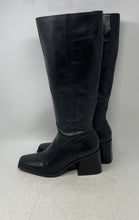 Load image into Gallery viewer, Vince Camuto Womens Sangeti Black Leather Knee-High Riding Boots Size 9.5 M
