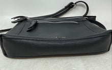 Load image into Gallery viewer, Nine West Womens Black Inner Pocket Adjustable Strap Zipper Crossbody Handbag
