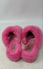 Load image into Gallery viewer, Ugg Womens Fluff Yeah 1095119 Pink Sheepskin Slingback Slide Slippers Size 9
