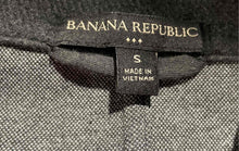 Load image into Gallery viewer, Banana Republic Womens Gray Long Sleeve Shawl Collar Wrap Trench Coat Size S
