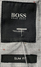 Load image into Gallery viewer, Hugo Boss Mens Gray Tailored Slim Fit Long Sleeve Dress Shirt Size 16.5 42
