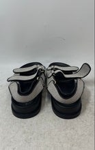 Load image into Gallery viewer, Ann Taylor Womens Black White Open Toe Hook &amp; Loop Sport Sandals Size 8
