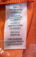 Load image into Gallery viewer, Calvin Klein Womens Orange Ruffle Front Short Sleeve Belted Wrap Dress Size M
