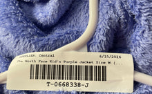 Load image into Gallery viewer, The North Face Girls Purple Long Sleeve Hooded Full-Zip Fleece Jacket Sz M 10/12
