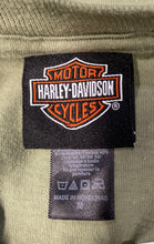 Load image into Gallery viewer, Harley-Davidson Mens Green Graphic Print Cotton Pullover T-Shirt Size Medium
