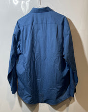 Load image into Gallery viewer, Pierre Cardin Mens Blue Slim Fit Long Sleeve Dress Shirt Size L 16-16.5
