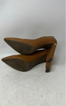 Load image into Gallery viewer, Marc New York Womens Brown Pointed Toe Slip-On Block Pump Heels Size 8.5M
