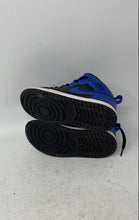 Load image into Gallery viewer, Nike Boys Air Jordan 1 Mid 640735-077 Blue Black Lace-Up Sneaker Shoes Size 10C
