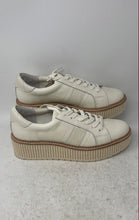 Load image into Gallery viewer, Dolce Vita Womens Tiger Cream Leather Lace-Up Platform Sneaker Shoes Size 9

