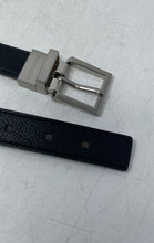 Load image into Gallery viewer, Vince Camuto Mens Black Leather Adjustable Buckle Dress Belt
