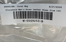Load image into Gallery viewer, Florsheim Mens Brown Leather Round Toe Slip-On Loafer Shoes Size 12C
