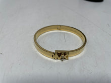 Load image into Gallery viewer, Michael Kors Women's Gold-Tone Hinged Bangle (NCL)
