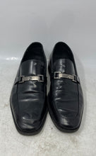 Load image into Gallery viewer, Aston Grey Mens Fortune II Black Leather Slip-On Casual Loafers Shoes Size 9.5
