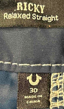 Load image into Gallery viewer, True Religion Mens Blue Pockets Ricky Relaxed Straight Jean Shorts Size 30
