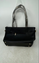 Load image into Gallery viewer, MKF Collection By Mia K Womens Black Silver Shoulder Tote Bag &amp; Wallet With Tags

