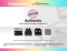 Load image into Gallery viewer, Authentic Tory Burch Womens Black Slip-On Espadrilles Flats Size 8.5M Worn
