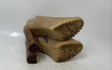 Load image into Gallery viewer, Vince Camuto Womens Brown Suede Peep Toe Block Heel Ankle Bootie Size 7.5M
