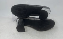 Load image into Gallery viewer, Michael Kors Womens Porter Flex Gray Glitter Round Toe Block Pump Heels Size 7 M
