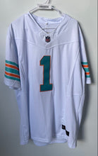 Load image into Gallery viewer, Nike Mens White Miami Dolphins Tua Tagovailoa #1 NFL Football Jersey Size XL
