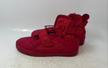 Load image into Gallery viewer, Vlado Mens Atlas II Red Adjustable Strap Lace-Up High Top Sneaker Shoes Size 10
