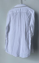 Load image into Gallery viewer, Michael Kors Mens White Long Sleeve Slim Fit Dress Shirt Size M 15-15.5 32/33
