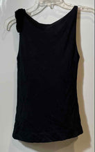Load image into Gallery viewer, Authentic Armani Jeans Womens Black Sleeveless Draped Front Tank Top Size XS
