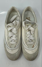 Load image into Gallery viewer, Authentic Salvatore Ferragamo Womens Mansfield Beige Sneaker Shoes Sz 7B Damaged
