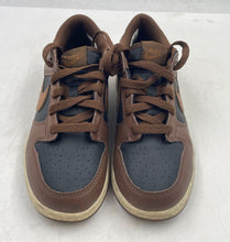 Load image into Gallery viewer, Authentic Nike Kids Dunk Low FB9108-006 Brown Black Sneaker Shoes Size 3Y

