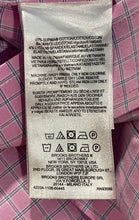 Load image into Gallery viewer, Brooks Brothers Mens Light Pink Printed Non-Iron Stretch Dress Shirt Size 19
