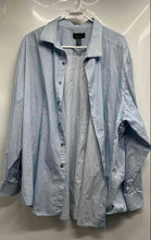 Load image into Gallery viewer, Alfani Mens Blue Regular Fit Long Sleeve Dress Shirt Size XXL 18-18.5
