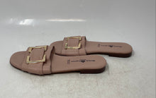 Load image into Gallery viewer, Michele Lopriore Womens Pink Leather Slip-On Flat Slide Sandals Size EUR 36
