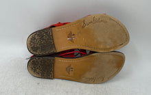 Load image into Gallery viewer, Sam Edelman Womens Gemma Orange Leather Open Toe Gladiator Sandals Size 6M
