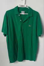 Load image into Gallery viewer, Lacoste Mens Green Short Sleeve Spread Collar Regular Fit Polo Shirt Size 6
