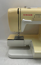 Load image into Gallery viewer, Singer 2932 Yellow White Portable Household Sewing Machine Untested No Cables
