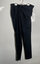 Load image into Gallery viewer, Alberto Cardinali Mens Blue Flat Front Straight Leg Dress Pants Size 32x30
