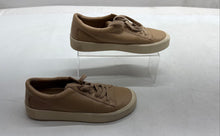 Load image into Gallery viewer, Vince Womens Gabi Camel Leather Round Toe Lace-Up Sneakers Shoes Size EU 37
