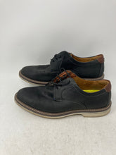 Load image into Gallery viewer, Florsheim Mens Norwalk 11988010 Black Brown Leather Plain Toe Oxford Shoes 10 M
