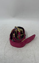 Load image into Gallery viewer, Express Womens Pink With Stones On It Embellished Western Belt Size Large
