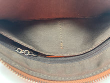 Load image into Gallery viewer, Befen Womens Brown Leather Inner Pockets Adjustable Strap Zipper Shoulder Bag
