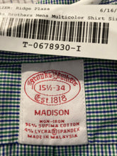 Load image into Gallery viewer, Brooks Brothers Mens Multicolor Collared Long Sleeve Dress Shirt Size M
