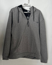 Load image into Gallery viewer, New Balance Mens Gray Heather Long Sleeve Regular Fit Pullover Hoodie Sz S w/Tag
