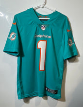 Load image into Gallery viewer, Nike Mens Green Miami Dolphins Tua Tagovailoa #1 NFL Jersey Size Small
