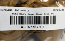 Load image into Gallery viewer, Nike Unisex Baby Manoa BQ5374-700 Brown Leather Lace-Up Ankle Booties Size 6C
