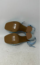 Load image into Gallery viewer, Steve Madden Womens Tiera Light Blue Block Heel Platform Sandals Size 8.5M
